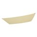 Toldo de vela de sombra rectangular Aktive Garden cor creme Creme