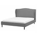 Beliani Cama com estrado Poliéster COLMAR 170x215 Cinza