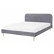 Beliani Cama com estrado Veludo FLAYAT 173x215 Amarelo
