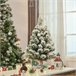 Árvore de Natal Artificial PVC, Serapilheira e Cimento HOMCOM Multicor