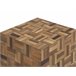Beliani Mesa de centro GAMETI 45x45 Castanho