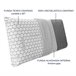 Almofada Viscoelástica Carbon Plus 70x40 Branco/cinza