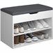 banco de sapatos 60 Branco