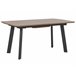 Beliani Mesa de jantar SALVADOR 90x160 Castanho