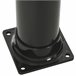 Duche Solar Exterior Liga de Zinco Outsunny Preto