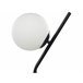Beliani Candeeiro de mesa WAPITI Branco/ Preto
