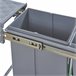 Caixote do lixo extraível Froland capacidade 1 x 20 L + 1 x 10 L Cinza