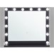 Beliani Espelho de maquilhagem BEAUVOIR 60x2 Branco