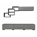 Compacto de TV 210cm FREE cor cinza Cinza