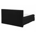 Beliani Cama continental Poliéster ADMIRAL 151x212 Preto