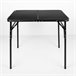 Aktive Mesa de acampamento dobrável preto antiderrapante c/sistema de nivelamento Preto