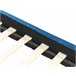 Beliani Cama com estrado Veludo FITOU 150x214 Azul