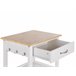 Beliani Carrinho de cozinha SIENA 48 Branco