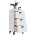 Soluna Home - Mesitas De Noche Sophie-Catherine 40 Branco