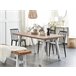 Beliani Mesa de jantar LENISTER 90x150 Branco