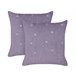 Beliani Almofada decorativa LAVATERA Lavanda