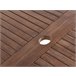 Beliani Mesa extensível CESANA 100x180 Castanho