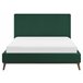 Beliani Cama com estrado Veludo BAYONNE 171x212 Cinza Claro