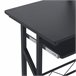 Mesa para Computador MDF e Metal HOMCOM, escritório - secretárias 90x50 Preto