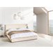 Beliani Cama baú Bouclé LAVAUR 203x220 Bege