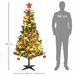 Árvore de Natal Plástico e Aço HOMCOM Verde