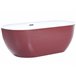 Beliani Bañera independiente CARRERA 80x170 Vermelho