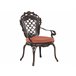 Beliani Conjunto de comedor LIZZANO Castanho
