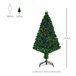 Árvore de Natal PVC e Metal HOMCOM, casa - natal Verde