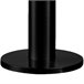Chuveiro exterior em aço inoxidável BOSA 316L com duche de mão e lavagem dos pés, Satin Black Preto