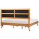 Beliani Cama com estrado MDF POISSY 187x202 Castanho Claro