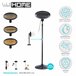 Aquecedor de parede Well Home com 3 tubos de quartzo Cinza