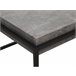 Beliani Mesa de centro ALTOS 64x104 Cinza Escuro