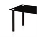  Mesa de jantar Ake 80x80 Preto