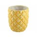 Beliani Conjunto de accesorios de baño MAICAO Amarelo