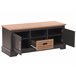 Beliani Mesa de TV GARET 120 Cinza Escuro