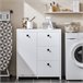 Armário de casa de banho BZR97 SoBuy PT 90 Branco
