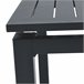 Mesa de jardim extensível ORION cinzento escuro Cinza Escuro