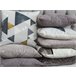 Beliani Almofada decorativa NOLANA 45x45 Cinza