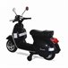 Scooter eléctrica Vespa 12V para crianças, 1 lugar, com rádio Scooter eléctrica Vespa 12V para crianças, 1 lugar, com rádio Preto