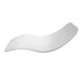 Sined ANTARES Luxo em fibra de vidro chaise longue Ideal para uso intensivo ao ar livre, Branco Branco