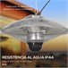 Aquecedor de Jardim Elétrico Outsunny 842-274V90SR Prata