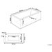 Beliani Banheira de interior VARADERO 90x183 Branco