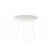 Mesa de cozinha ARO fixa MDF 80x80cm branca Branco