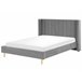 Beliani Cama Terciopelo VILLETTE 185x222 Bege