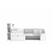 Cama compacta KOMPACT 90x190cm Branco