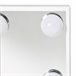 Espelho de Maquilhagem Metal, Vidro e ABS HOMCOM Branco