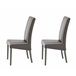 Conjunto de 2 cadeiras de jantar VERONA  Chocolate