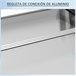 Marquise de Proteção Liga de Alumínio, PP e PC Outsunny 100x75 Branco