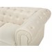 Beliani Sofá Chesterfield Poliéster CHESTERFIELD Areia