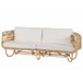 Beliani Conjunto lounge Rattan/vime DOLCEDO / LIMNI Bege